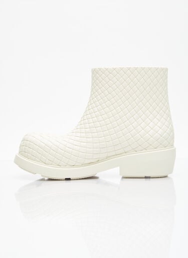Fireman Intreccio Ankle Boots Bottega Veneta Fireman Intreccio Ankle Boots White bov0255021