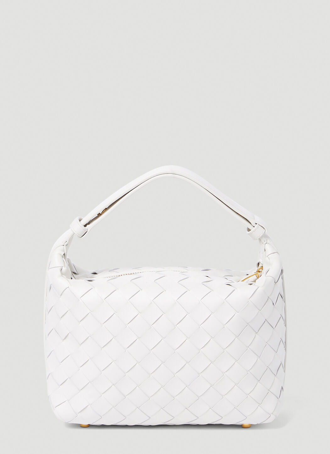 【関税込み】Bottega Veneta ホワイト Micro Wallace バッグ Bottega Veneta: White Micro Wallace Bag | SSENSE
