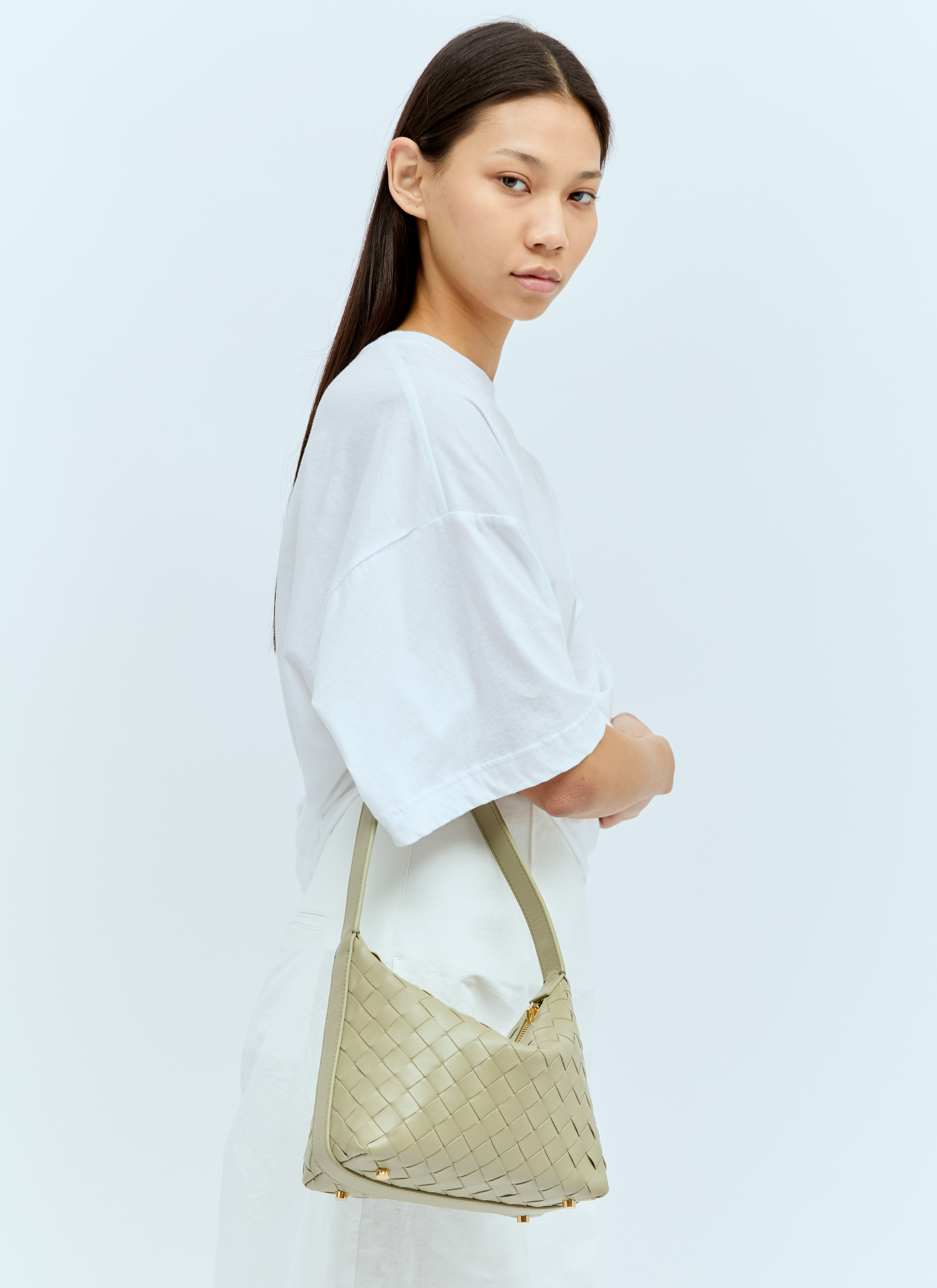 Bottega Veneta グリーン ミニ ウォレス ショルダーバッグ Bottega Veneta Women's' Mini Wallace Handbag in Green | LN-CC®