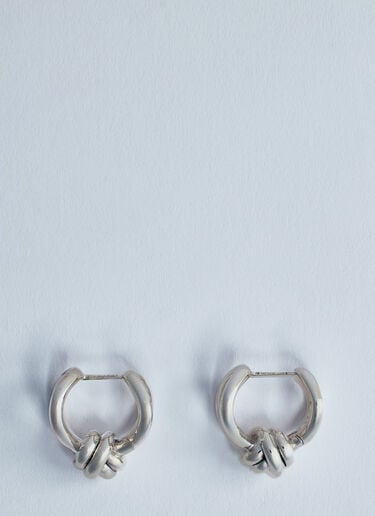 Knot Earrings Bottega Veneta Knot Earrings Silver bov0259060