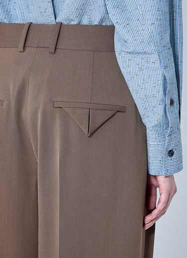 테일러드 울 팬츠 Bottega Veneta 테일러드 울 팬츠 브라운 bov0260003