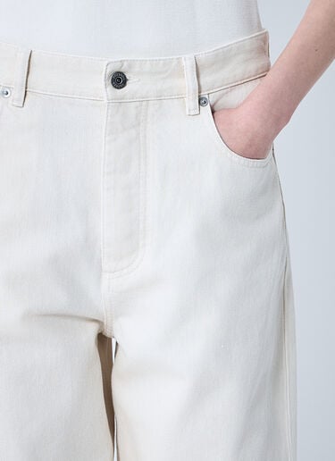 Bottega Veneta 翻折裤脚牛仔裤  白色 bov0260005
