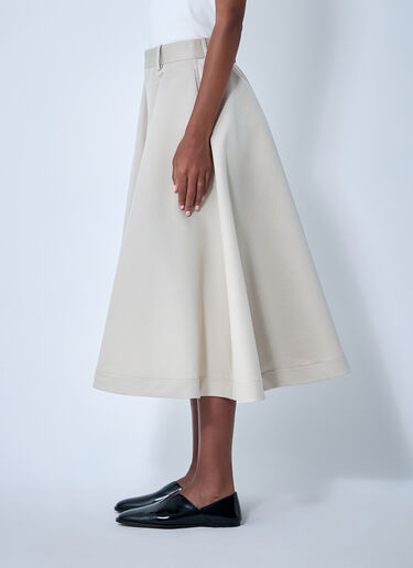 Silk-And-Cotton-Twill Culotte Bottega Veneta Silk-And-Cotton-Twill Culotte Grey bov0261002