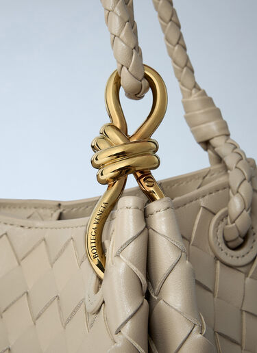 Small Parachute Shoulder Bag Bottega Veneta Small Parachute Shoulder Bag Ecru bov0261051