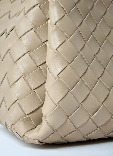 Small Parachute Shoulder Bag Bottega Veneta Small Parachute Shoulder Bag Ecru bov0261051