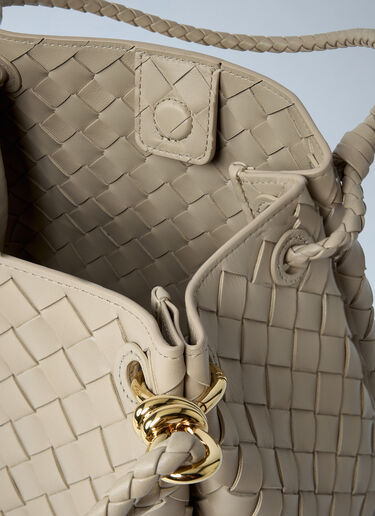 Small Parachute Shoulder Bag Bottega Veneta Small Parachute Shoulder Bag Ecru bov0261051