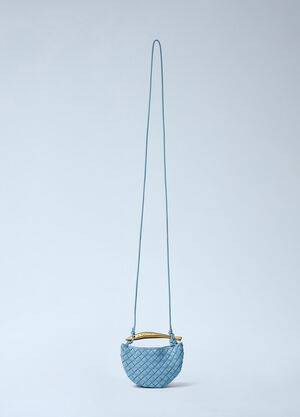 Bottega Veneta Miniature Sardine Crossbody Bag Light Blue bov0261053