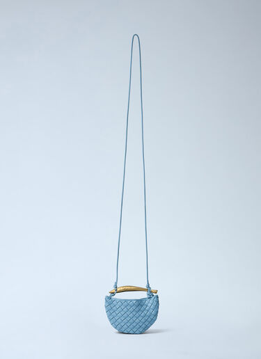 Miniature Sardine Crossbody Bag Bottega Veneta Miniature Sardine Crossbody Bag Light Blue bov0261053