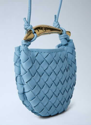 Miniature Sardine Crossbody Bag Bottega Veneta Miniature Sardine Crossbody Bag Light Blue bov0261053