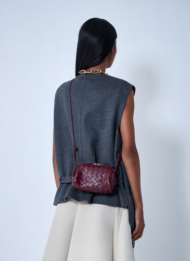 Concert Pouch Crossbody Bag Bottega Veneta Concert Pouch Crossbody Bag Burgundy bov0261059