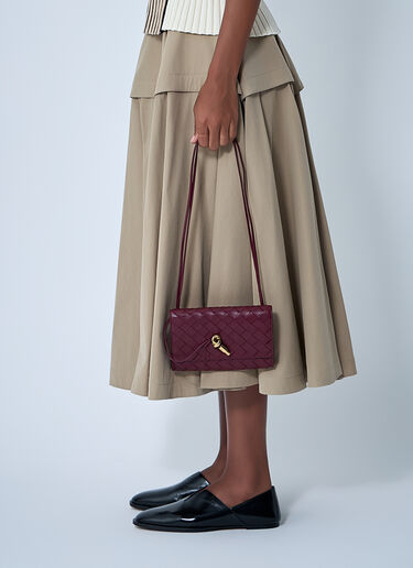 アンディアーモ メッセンジャー クロスボディバッグ Bottega Veneta アンディアーモ メッセンジャー クロスボディバッグ バーガンディ bov0262031