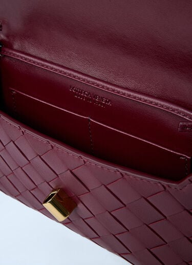 Andiamo Messenger Crossbody Bag Bottega Veneta Andiamo Messenger Crossbody Bag Burgundy bov0262031