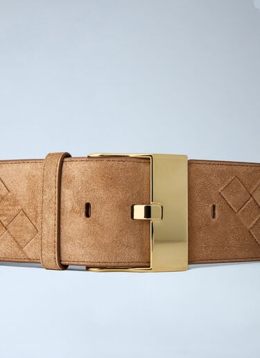 Large Suede Watch Belt Bottega Veneta Large Suede Watch Belt Camel bov0262035