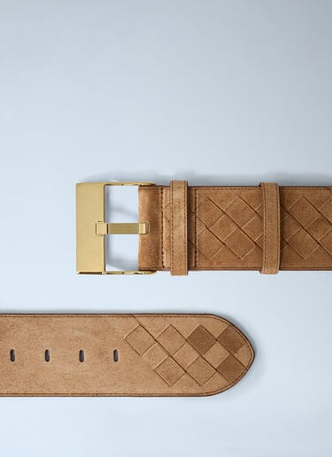 Large Suede Watch Belt Bottega Veneta Large Suede Watch Belt Camel bov0262035