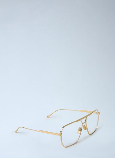 Bottega Veneta Classic Aviator Glasses Gold bov0362001