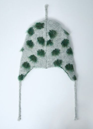 Logo Motif Beanie Hat Brain Dead Logo Motif Beanie Hat Olive bra0160006