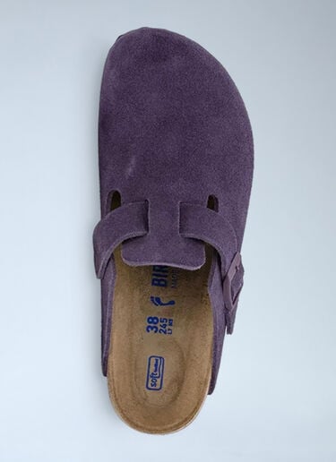 Boston Suede Mules Birkenstock Boston Suede Mules Purple brk0156002
