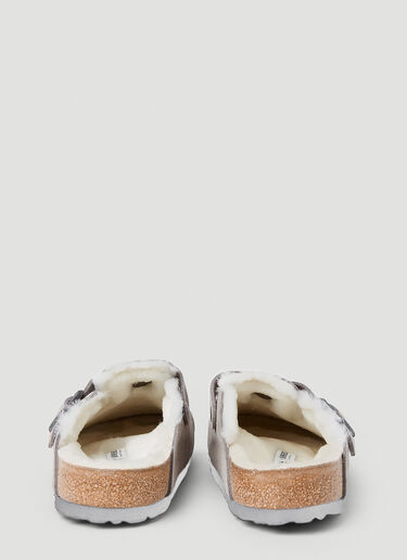 보스턴 시어링 뮬 Birkenstock 보스턴 시어링 뮬 그레이 brk0350011