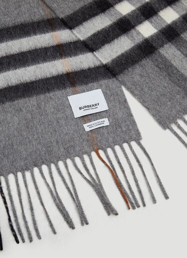 大幅格纹羊绒围巾 Burberry 大幅格纹羊绒围巾 灰 bur0145047