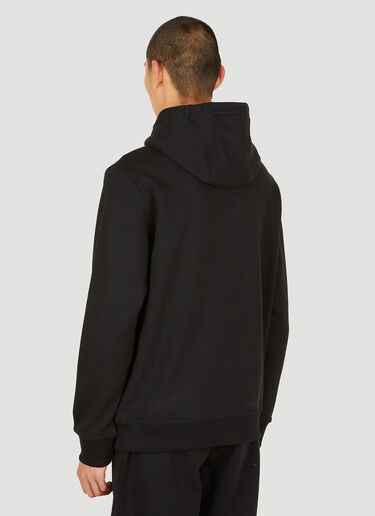 Logo Print Hooded Sweatshirt Burberry Logo Print Hooded Sweatshirt Black bur0149029