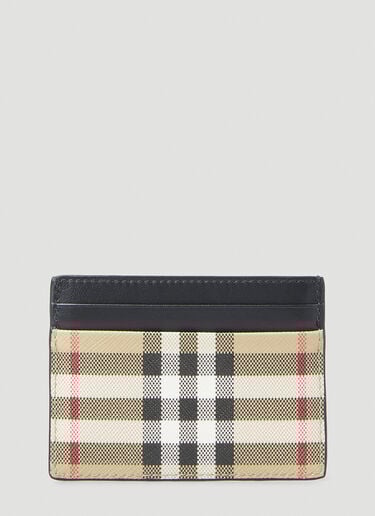Sandon 格纹卡包 Burberry Sandon 格纹卡包 米 bur0149145