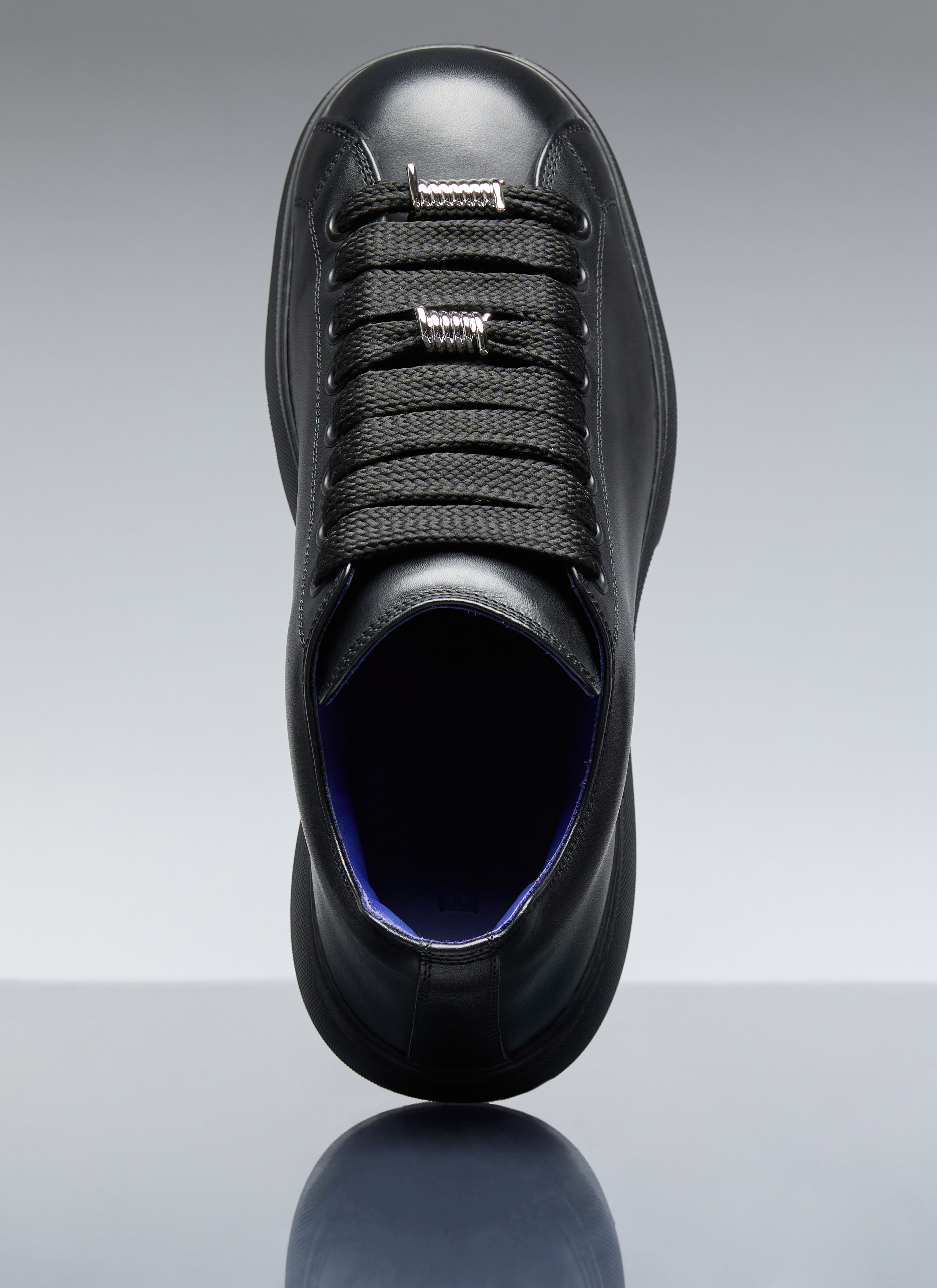 Burberry Men's' Ranger Leather Sneakers in Black | LN-CC®