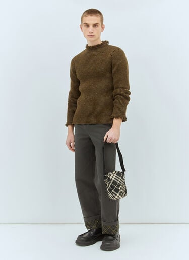 格纹手机包 Burberry 格纹手机包 黑色 bur0158012