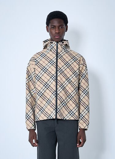 체크 집업 후드 재킷 Burberry 체크 집업 후드 재킷 베이지 bur0159048