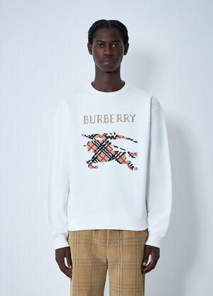 Burberry Logo Motif Sweatshirt White bur0161009