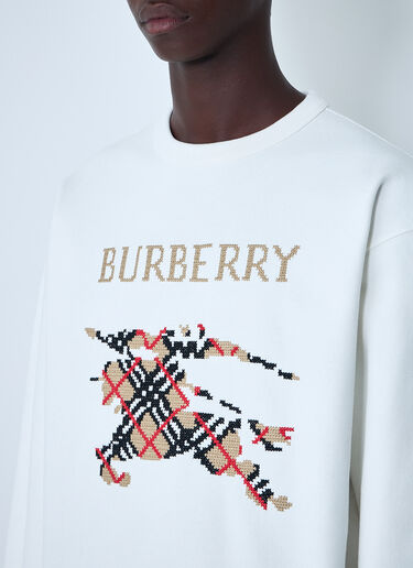 Burberry Logo Motif Sweatshirt White bur0161009