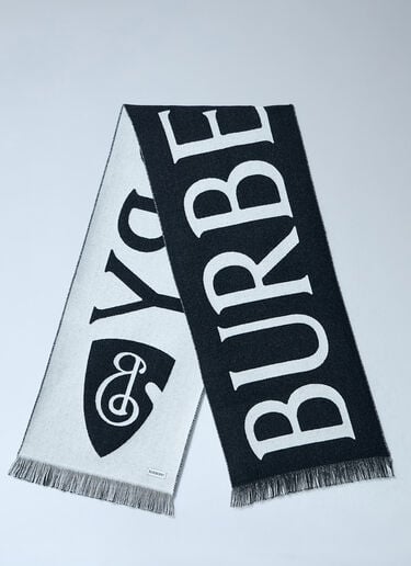 Burberry Check Wool Scarf Black bur0161018