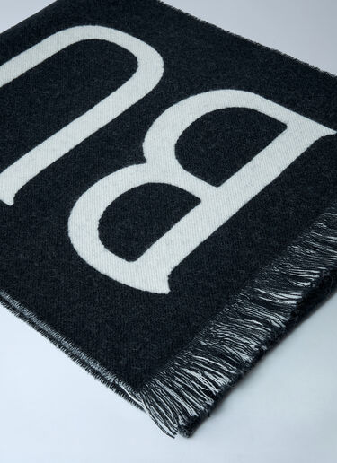 Check Wool Scarf Burberry Check Wool Scarf Black bur0161018