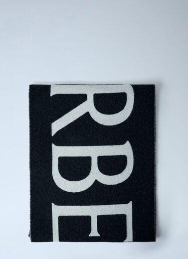 Burberry Check Wool Scarf Black bur0161018