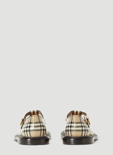Vintage-Check T-Bar Shoes Burberry Vintage-Check T-Bar Shoes Beige bur0239032