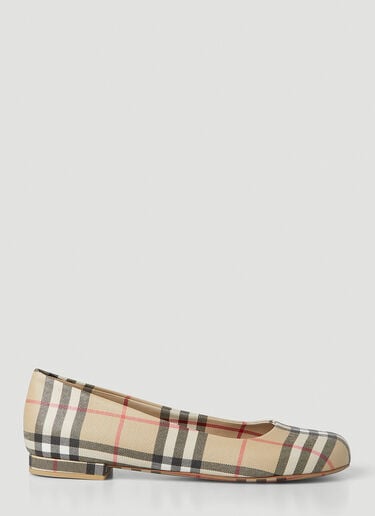 Ryan Vintage Check Ballet Flats Burberry Ryan Vintage Check Ballet Flats Beige bur0246003