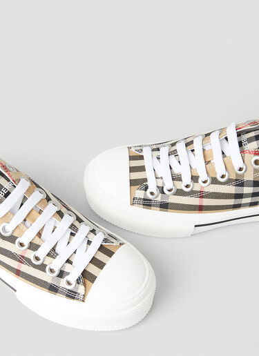 Jack 格纹运动鞋 Burberry Jack 格纹运动鞋 米色 bur0247142