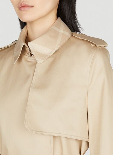 체크 트렌치 코트 Burberry 체크 트렌치 코트 베이지 bur0252008