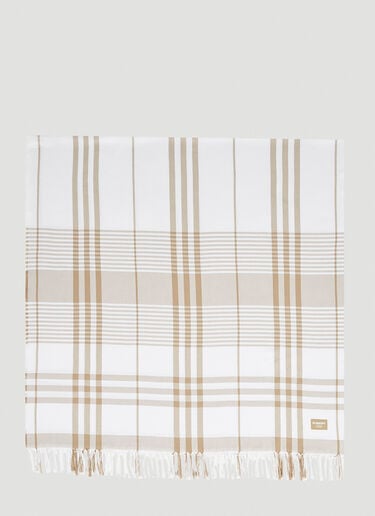 체크 비치 타월 Burberry 체크 비치 타월 베이지 bur0252057