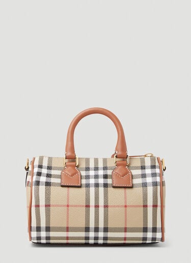 Check Mini Bowling Bag Burberry Check Mini Bowling Bag Beige bur0253088