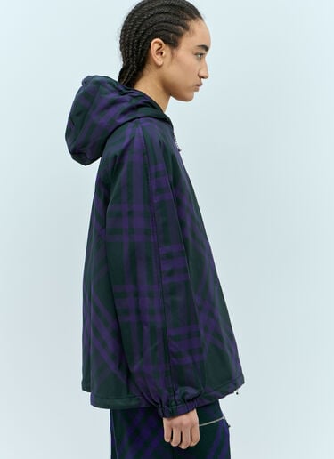 格纹尼龙斜纹风衣夹克 Burberry 格纹尼龙斜纹风衣夹克 绿色 bur0254025