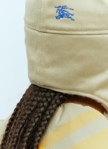 Burberry Baseball Trapper Hat Beige bur0254046