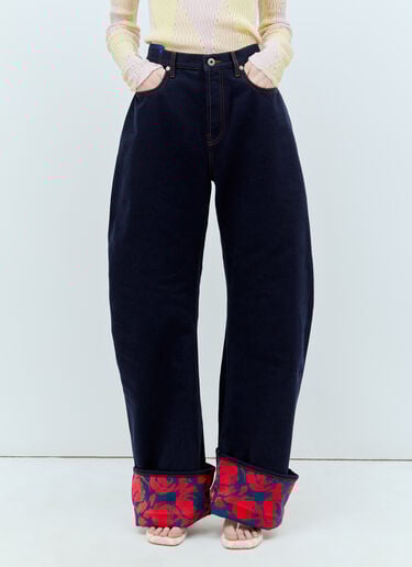 Rose Cuffs Heavyweight Jeans Burberry Rose Cuffs Heavyweight Jeans Blue bur0255050