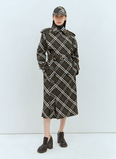 가죽 웨지 힐 로퍼 Burberry 가죽 웨지 힐 로퍼 블랙 bur0257021