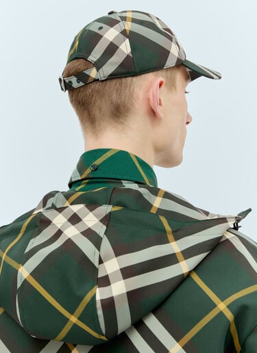 格纹棒球帽 Burberry 格纹棒球帽 黑色 bur0355008