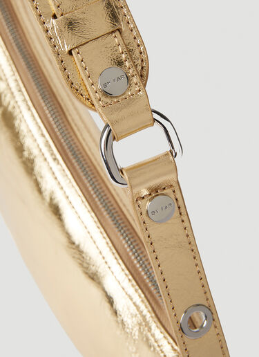 Soho Circular Shoulder Bag BY FAR Soho Circular Shoulder Bag Gold byf0252005