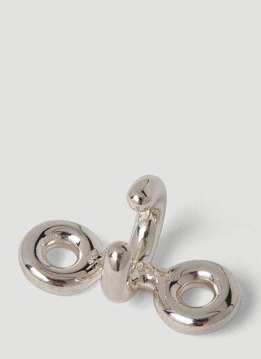 Binary Ear Cuff Charlotte CHESNAIS Binary Ear Cuff Silver ccn0350003