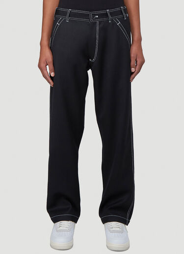 Contrast-Stitch Pants Comme des Garcons SHIRT Contrast-Stitch Pants Black cdg0140001