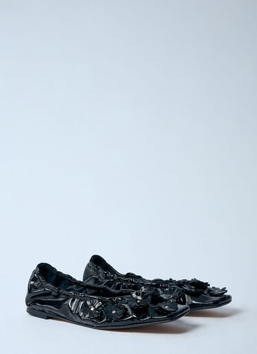 Cecilie Bahnsen Orbella Ballerina Pumps Black cec0259014
