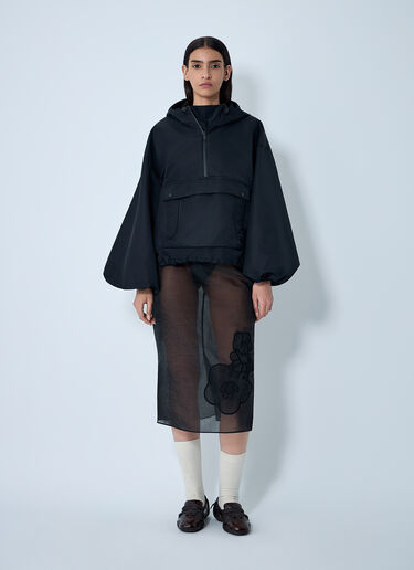 Cecilie Bahnsen Anorak Jacket Black cec0262005