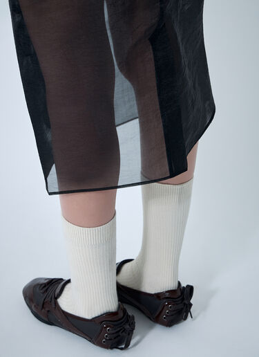 Cecilie Bahnsen Bambi Midi Skirt Black cec0262009